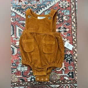 3-6 months old navy corduroy romper